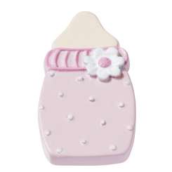 3871077 Baby-Flasche 2D  3,5cm rosa KP 2St 