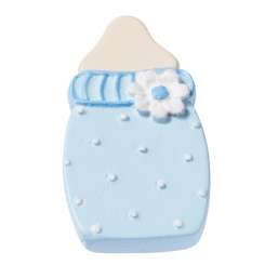 3871078 Baby-Flasche 2D  3,5cm helbl KP 2St 