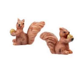 3871118 Eichhörnchen  2,5cm, 2St sort. 