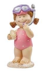 3871121 Badefigur Mädchen 8cm  