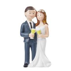 3871137 Brautpaar m. Sektglas 8cm 