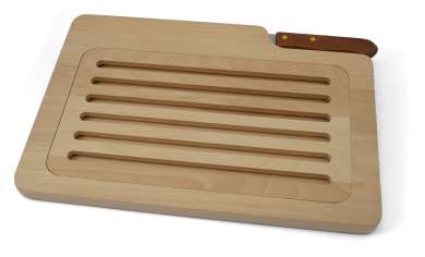 38.8430 Brotbrett mit Messer 