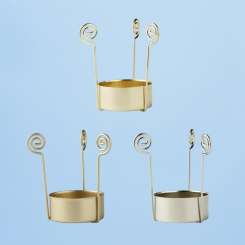 3901011 Teelichteinsatz 7cm gold matt 2016A+ 