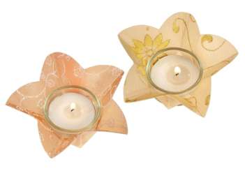 3901714 Teelicht Blume 10cm Btl.à 4St  K 