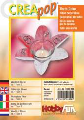 3901984 Windlicht Blume 17cm Btl.à 2St K 