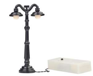 3909001 Laterne, schwarz, 13cm, ohne Batterie 