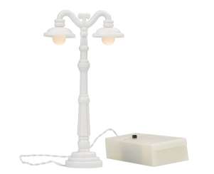 3909002 Laterne, weiss, 13cm, ohne Batterie 