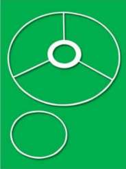 3910061 Drahtgestell Lampenschirm 20+10cm 