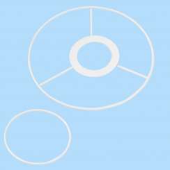 3910062 Drahtgestell Lampenschirm 15+8cm  