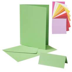 3963190 Tischkarte 90x100mm flieder 20St 