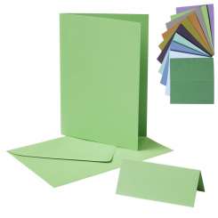 3963192 Tischkarte 90x100mm hellblau 20St 