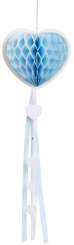 3964283 Deko-Herz  15 cm, hellblau 