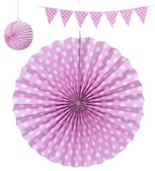 3964900 Party-Set 3 teilig sortiert rosa 