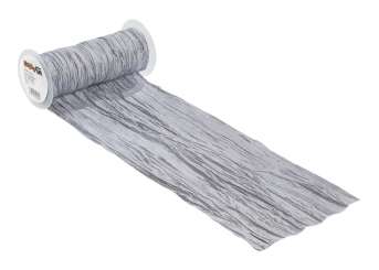 3980455 Dekoband Fripe 20cmx10m silber 