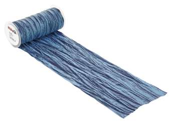 3980462 Dekoband Fripe 20cmx10m dunkelblau 