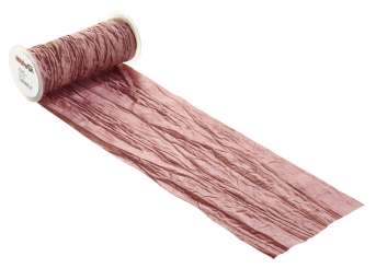 3980469 Dekoband Fripe20cmx10m altrosa 