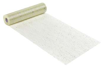 3980664 CREApop® Glimmer-Crackle 29cm x 15 m, lindgrün/silber 