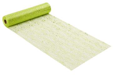 3980668 Vlies Glimmer Crackle 29cm/15m grün 