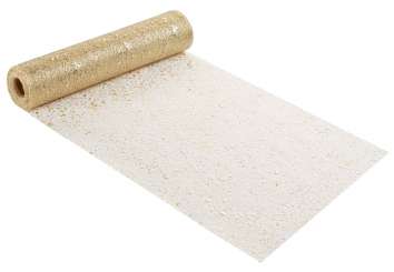 3980676 Vlies Glimmer Crackle 29cm/15m creme 