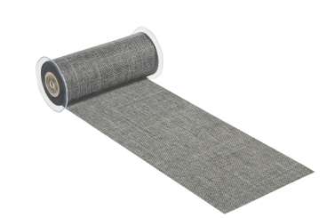 3980680 Stoff leinen-optik 20cm/10m grau 