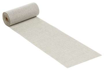 3980698 Stoff Leinenoptik 20cm/10m hellgrau-meliert 