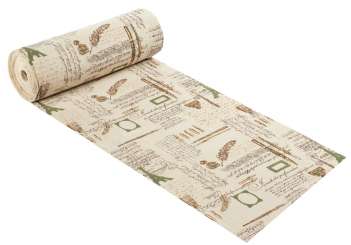 3980723 Stoff Vintage 29cmx15m Schriften 