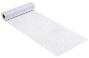 3980740 Stoff Diamant-optik crackle, 29cm/15m, silber 