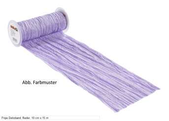 3980750 Fripe-Band 10cm/15m flieder 