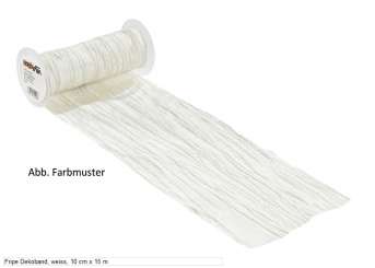 3980754 Fripe-Band 10cm/15m weiss 