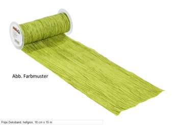 3980757 Fripe-Band 10cm/15m hellgrün 
