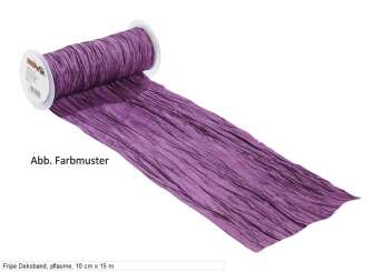 3980758 Fripe-Band 10cm/15m pflaume 