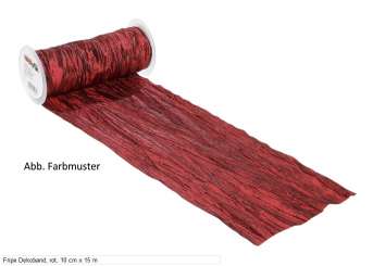 3980759 Fripe-Band 10cm/15m rot/bordeaux 