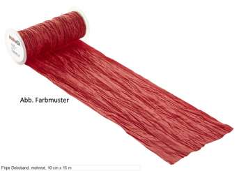 3980760 Fripe-Band 10cm/15m mohnrot 