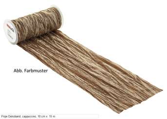 3980767 Fripe-Band 10cm/15m cappuccino 