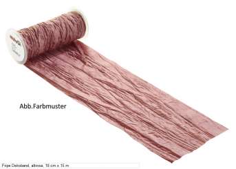 3980769 Fripe-Band 10cm/15m altrosa 