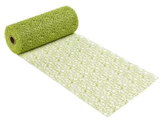 3980784 Deko-Stoff Netz-optik  29cm/15m, hellgrün 