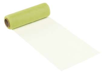 3980846 Tüll hellgrün,  15cm/15m 