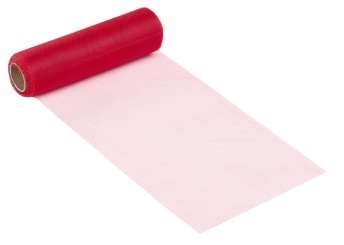 3980857 Tüll rot,   47cm/10m 