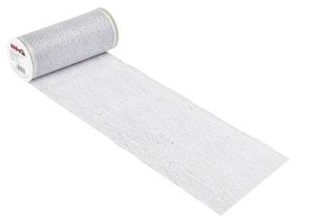 3980874 Crackle-Vlies 20cm/10m, silber, mit Kante 