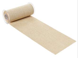 3980897 Dekostoff Leinen 20cm/10m, nature-meliert 