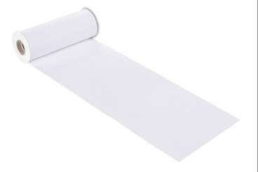 3980945 Dekostoff Gli 20x10m Leinen weiss 