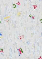 3981595 Stoff Schule blau 29cm/15m 