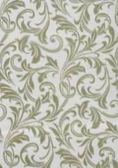 3981611 Stoff Ornamente, 29cm/15m, kaki 