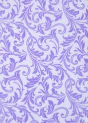 3981679 Stoff Ornamente beflockt lavendel 29cm/15m 