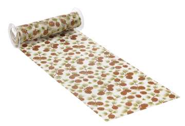 3981776 Stoff Tannenzapfen II 28cm/15m K 