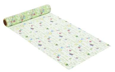 3989596 Dekostoff Schule 29cm/5m lindgrün 