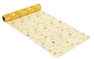 3989597 Dekostoff Schule 29cm/5m sonnengelb 