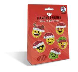 597063 Diamond Painting Sticker X-MAS Smileys 