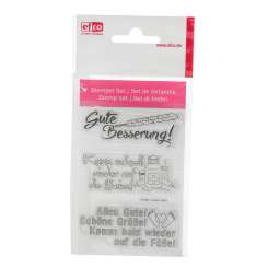 4511102 Stempel Clear Gute Besserung! 3 -tlg. transp 