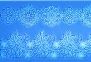 45585 Texturmatte Blüten & Blätter 